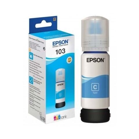 Epson 103 Ecotank Cyan ink bottle 65ml