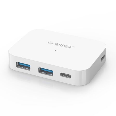 Orico 4 Port USB-C to 2xUSB3.0|2xUSB-C Hub White