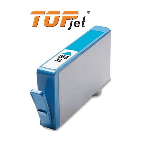 TopJet Generic Replacement Ink Cartridge for HP 655XL Cyan