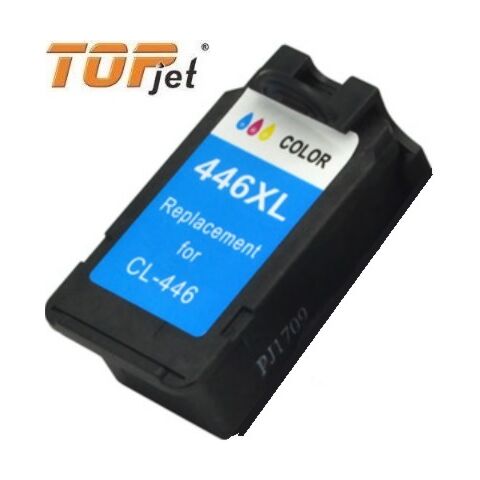 TopJet Generic Replacement Tri Colour Ink Cartridge for Canon CL446XL-Single Tri-Colour Cartridge