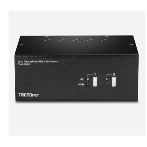 TRENDnet 2-Port Dual Monitor DisplayPort KVM Switch