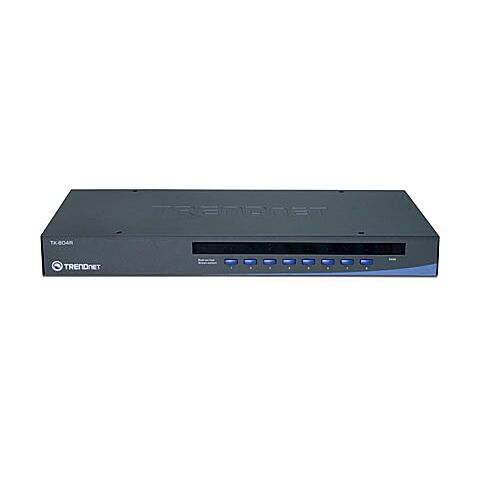 TrendNet (TK-804R) 8 Port Stackable Rack Mount KVM Switch with On Screen Display