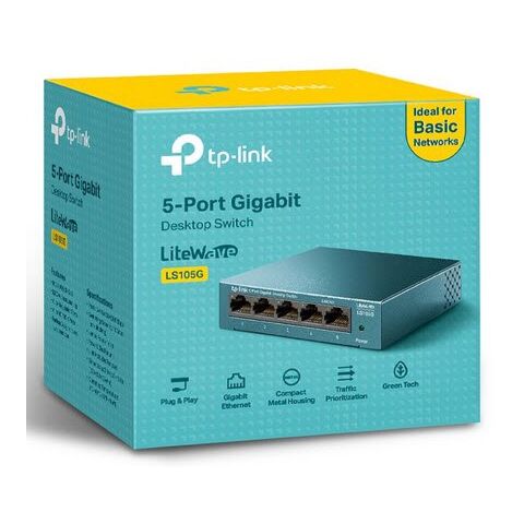 TP-Link LS105G Litewave 5-port Gigabit Desktop Switch