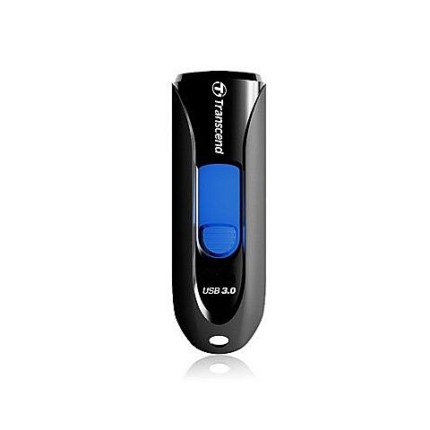 Transcend 32GB JF790 USB3.1 Capless Flash Drive - Black and Blue