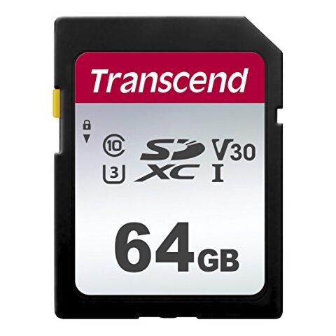 Transcend 300s 64gb UHS-I Class 10 U1 U3 V30 SDXC Card