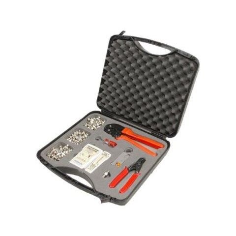 Goldtool 37 piece Universal LAN / CCTV Kit-Complete universal kit designed for LAN/CCTV installation and repair technicians