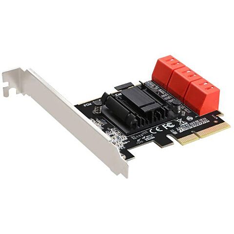 PCIE3.0-1X TO 6 SATA3 Expansion