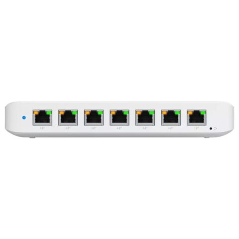 Ubiquiti UniFi Switch Ultra 8 Port Gigabit 1PoE Input 7 PoE Out 202W | USW-Ultra-210W