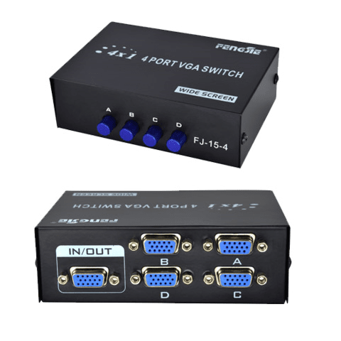4 Port VGA Switch 4 in 1 out
