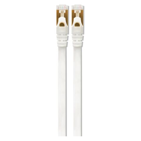 VolkanoX Giga Series Cat 7 Ethernet Cable 1 meter White and Gold tips