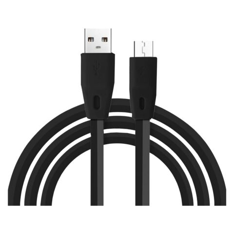 Volkano Slim Series Flat PVC Type-C Cable 1.2m Black