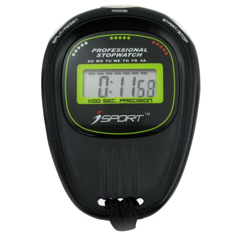 Volkano Track Series Stopwatch - Black