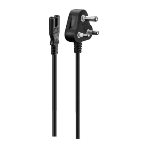 Volkano Presto series Power Cable 2 pin Figure 8 �to SA 3pin 1.8m 2.5A - black