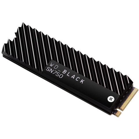 Western Digital Black 1.0Tb Sn750 Nvme M.2 2280 SSD with Heatsink