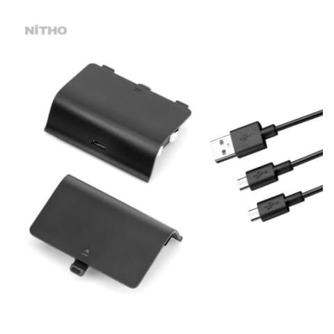 Nitho XBOXONE TWIN BATTERY PACKS 2x 18 hours 2 x Battery packs up to 18h with 3m charge