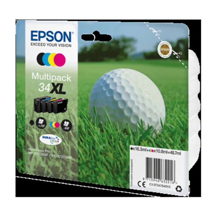 Epson Ink Cartridges Multipack 48.7ml XL WF-3720DWF