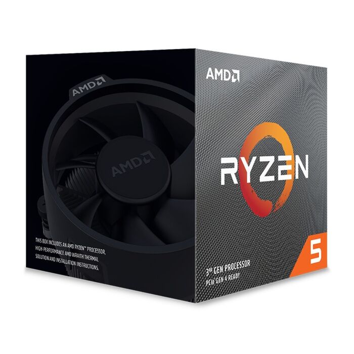 AMD RYZEN 5 3600xt 7nm SKT AM4 CPU 6 Core/12 Thread Base Clock 3.8GHz Max Boost Clock 4.5GHz 35 MB Cache TDP 95W Includes Wr