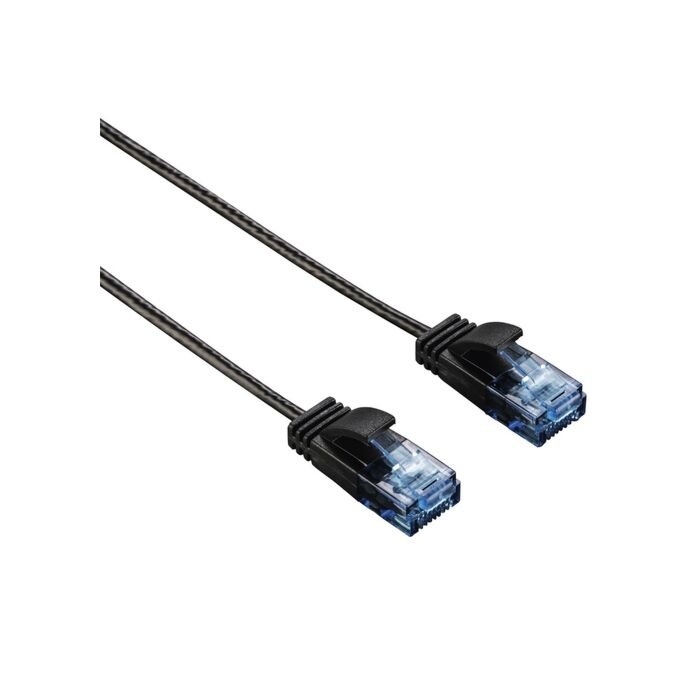 HAMA CAT6 Network Cable Slim-Flexible Black 1.5m