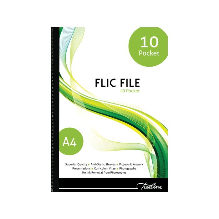 Treeline Flic File 10 Pocket File