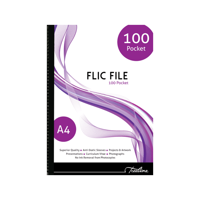 Treeline Flic File 100 Pocket File