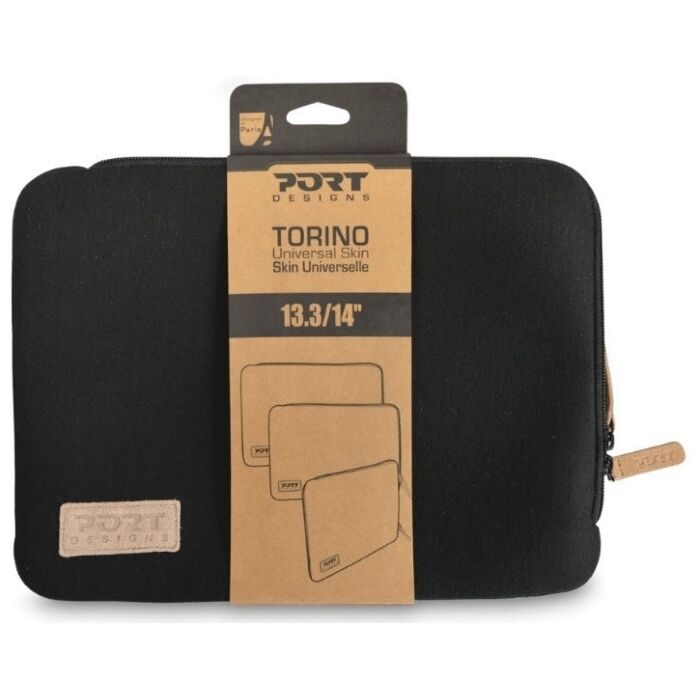 Port Torino Black 13.3 inch Notebook sleeve