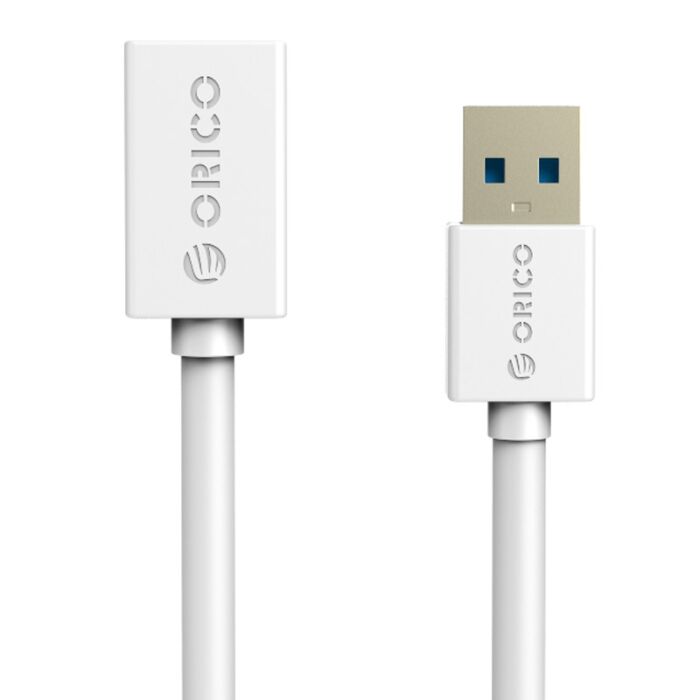 Orico USB3.0-A Male to Female Round Extender 1.5m Cable Whit