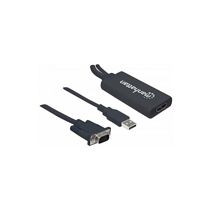 Manhattan VGA D-sub and USB to HDMI converter