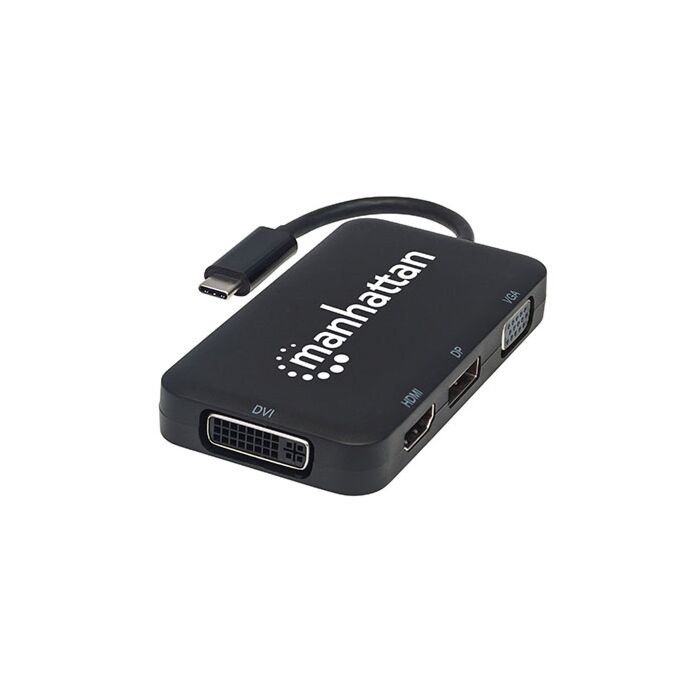 Manhattan USB-C 4-in-1 Audio/Video Converter