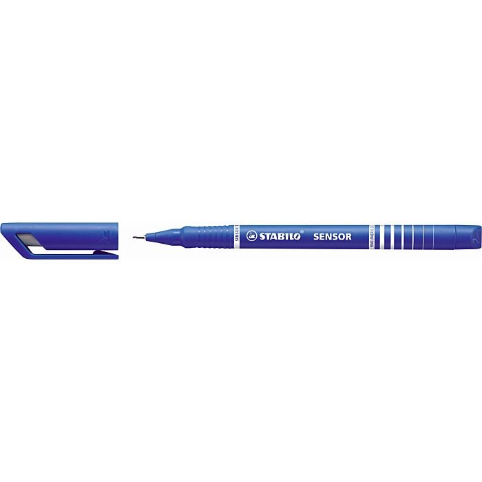 STABILO SENSOR Fineliner Blue (Box-10)