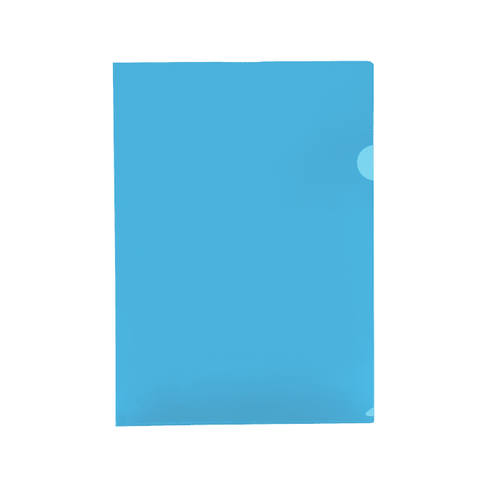 Treeline PVC Presentation Folder Pkt-12 Blue