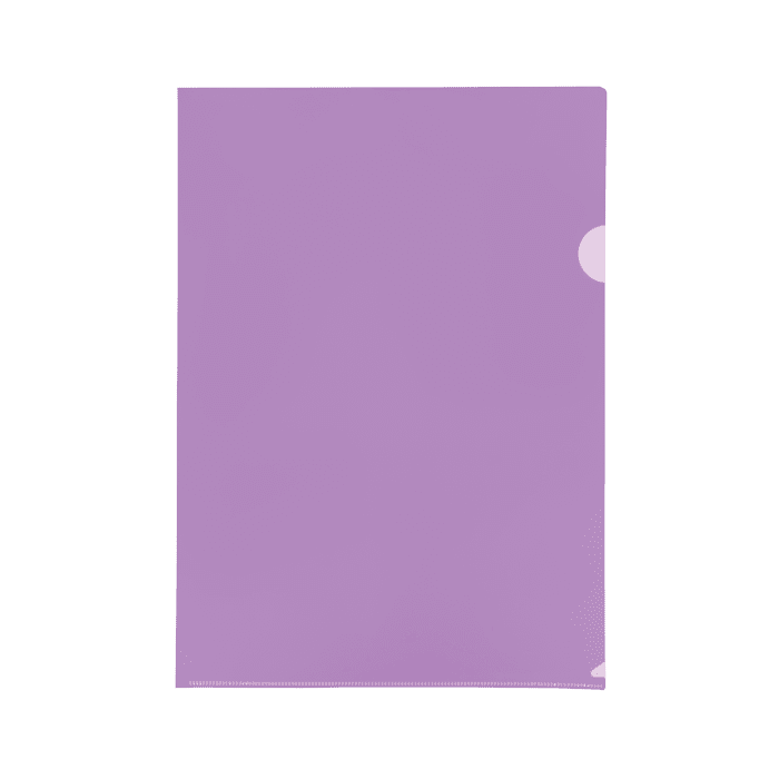 Treeline PVC Presentation Folder Pkt-12 Purple