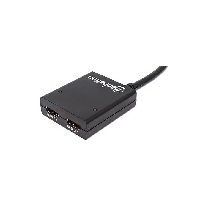 Manhattan HDMI Splitter HDMI 1.3 2-Port Integrated Cable