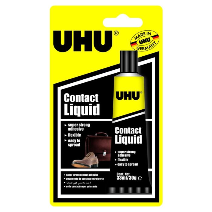 UHU Contact Liquid Household Range 30g Tube Card Box-10
