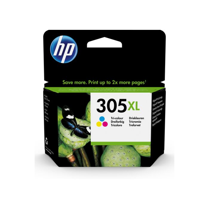 HP # 305XL High Yield Tri-color Original Ink Cartridge - HP 2720/4120