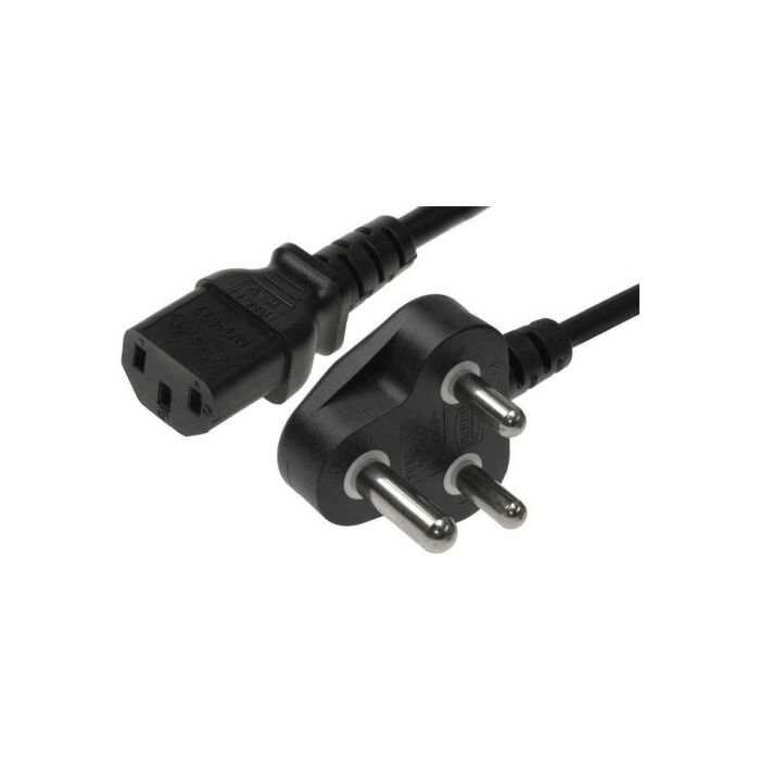 Power cord/South Africa AC Power 250V16A/3m/PMAM/H05VV-F-1.5mm^2(3C)/C19SF/250V/16A/Black
