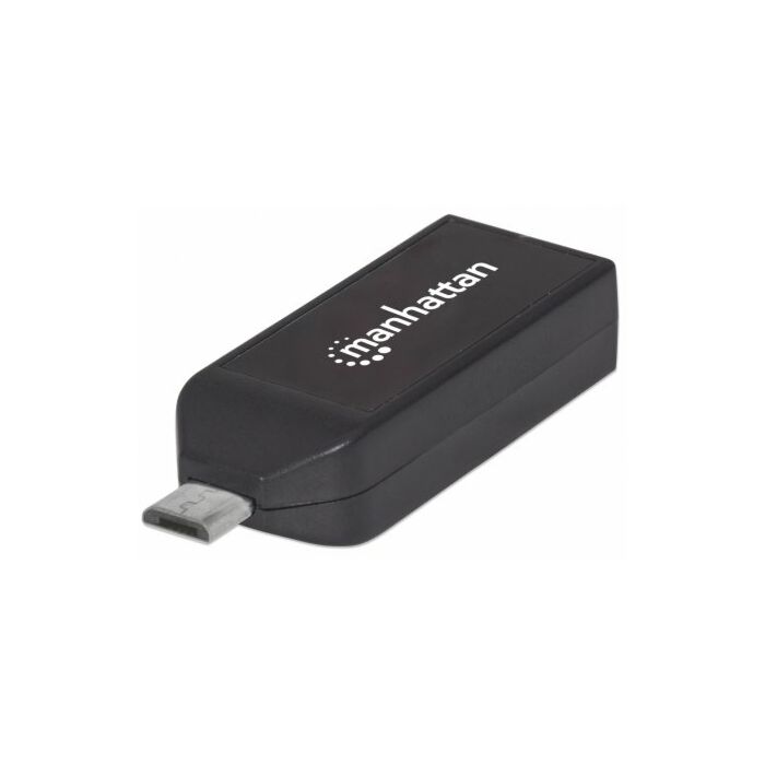 Manhattan imPORT Link - Mobile OTG Adapter Micro USB 2.0 to USB 2.0 24-in-1 Card Reader/Writer