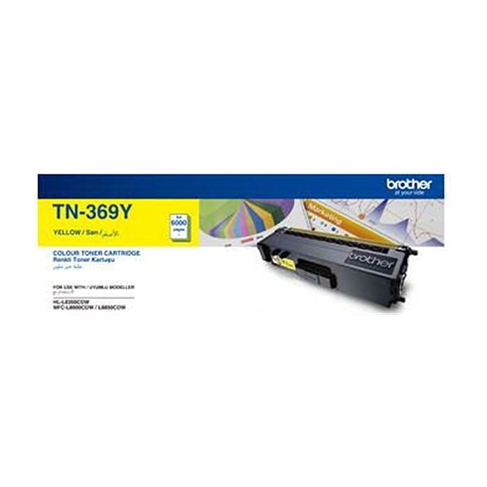 Brother High Yield Yellow Toner Cartridge for HLL8350CDW/ MFCL8600CDW/ MFCL8850CDW