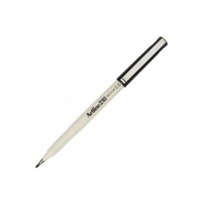 Artline EK 210 Writing Pen 0.6mm Black Box-12