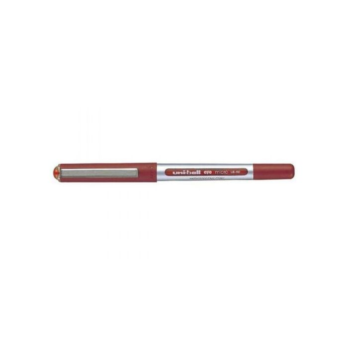 Uni-Ball UB-150 Micro 0.5mm Micro Rollerball with Cap and Grip Red Box-12