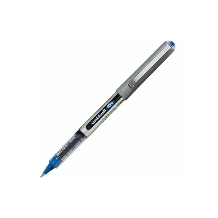 Uni-Ball UB-157 Fine 0.7mm Fine Rollerball with Cap and Grip Light Blue Box-12