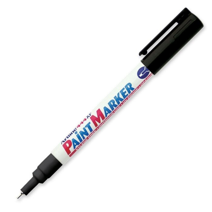 Artline EK 444 Extra Fine Point Permanent Paint Marker 0.8mm Black Box-12