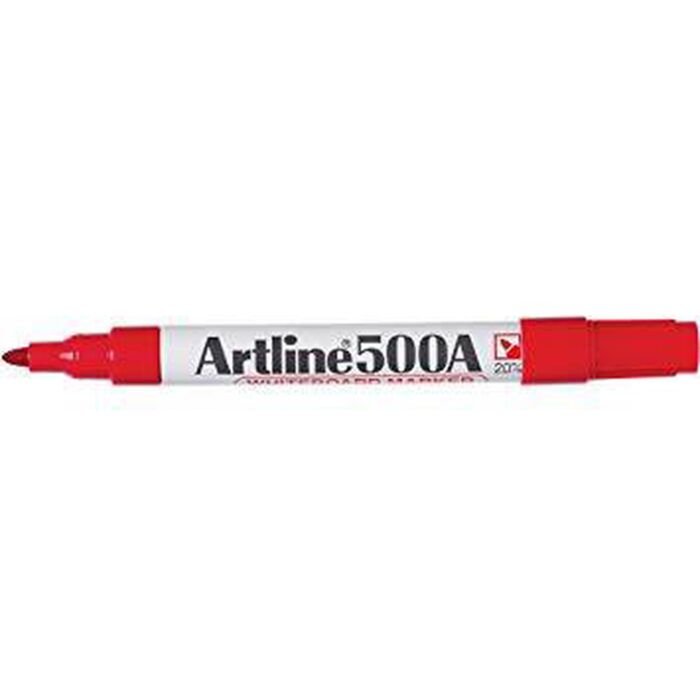 Artline EK 500A Bullet Point Whiteboard Marker - Dry-Wipe 2.0mm Red Box-12