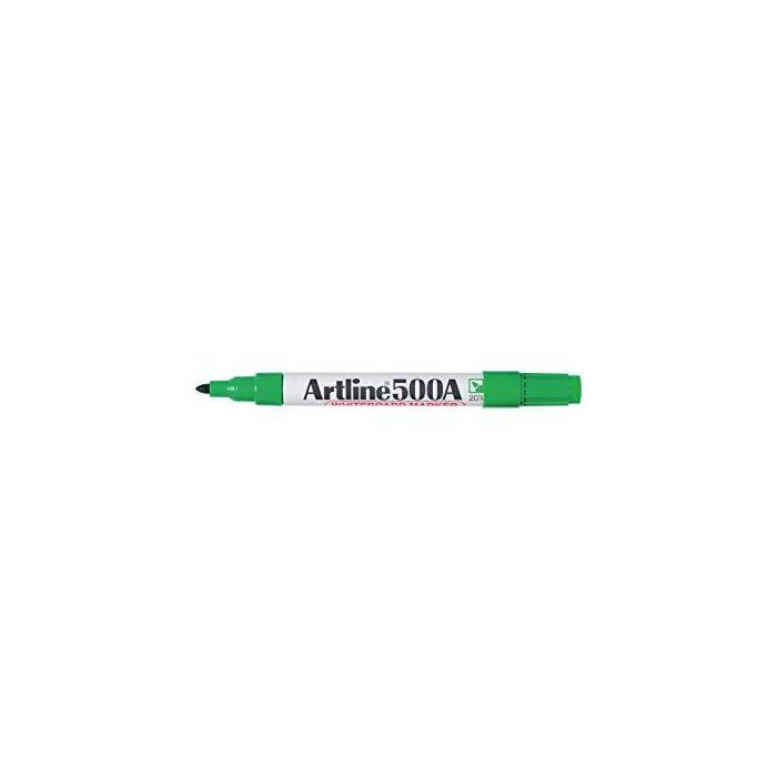 Artline EK 500A Bullet Point Whiteboard Marker - Dry-Wipe 2.0mm Green Box-12