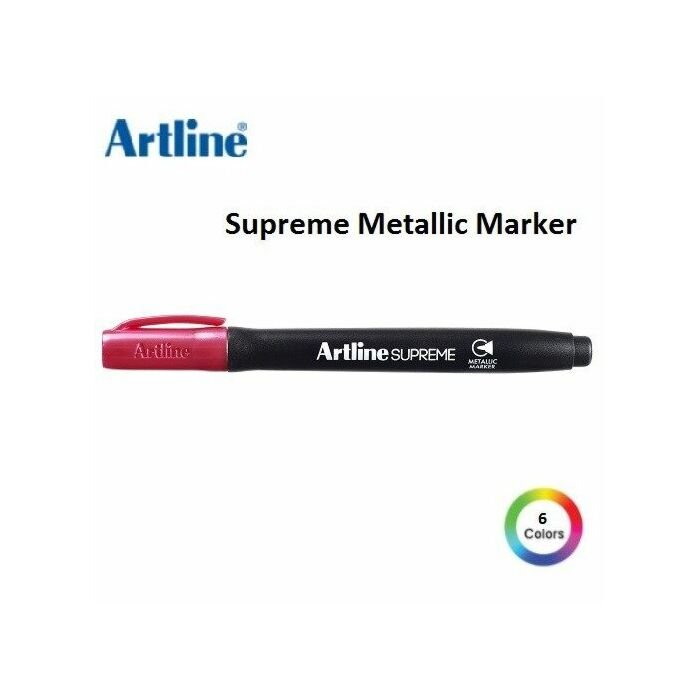 Artline EPF-790 Supreme Metallic Marker Pink Box-12