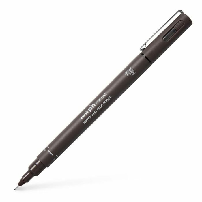 Uni-Ball PIN Drawing Pen PIN-01-200 0.1mm Black Box-12
