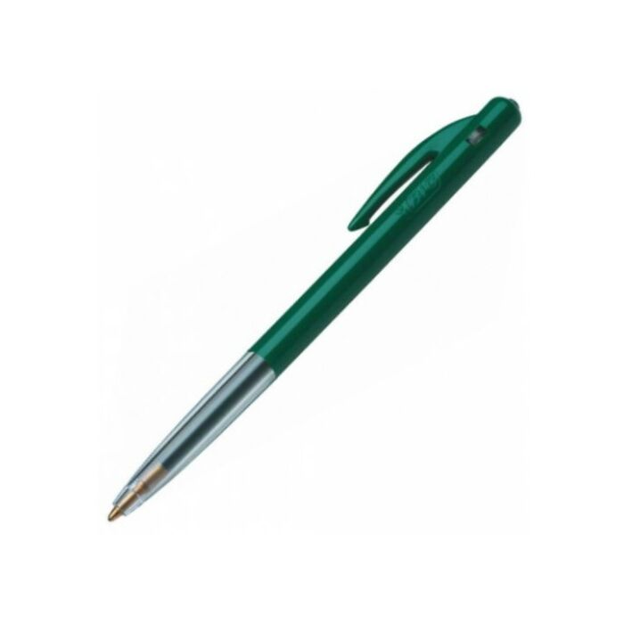 Bic Clic Colour Medium Pen Green Box-60