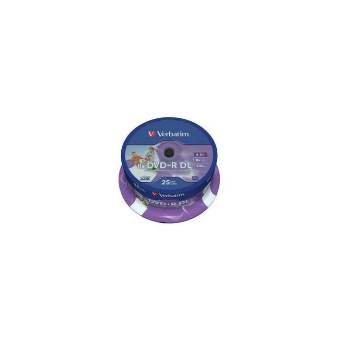 Verbatim - 8.5GB DVD+R (8x) - Double Layer Printable