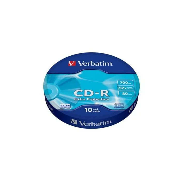 Verbatim CD-R 700MB (52x) Extra Protection Wagon 10-Pkt