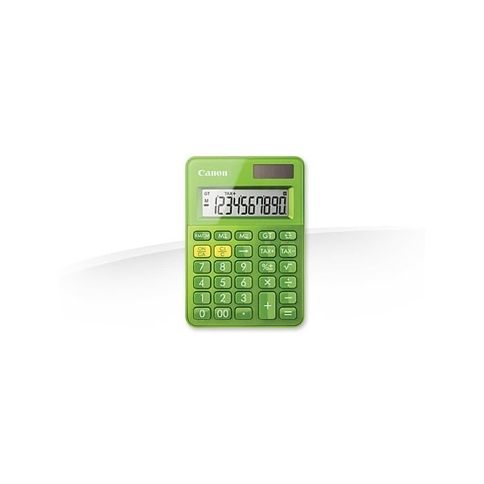 Canon LS-100 10 digit Mini Calculator green