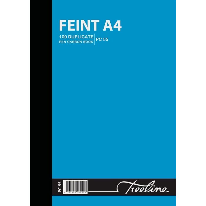 Treeline A4 Feint Duplicate 100 pg Pkt-5